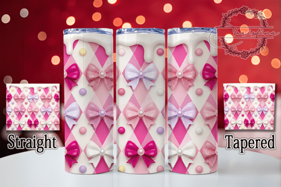 3D Coquette Bow Tumbler Design Guide