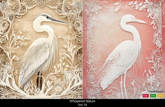 3D Paper Relief Illustrations Vol 14