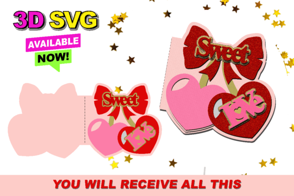 Crafting Dimension: A Guide to the Sweet Love Card 3D SVG for Modern Makers