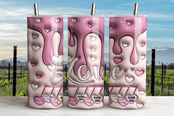 Creating Professional 3D Valentine Tumbler Wraps for Sublimation Success