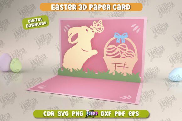 Easter 3D Pop-Up Card Design