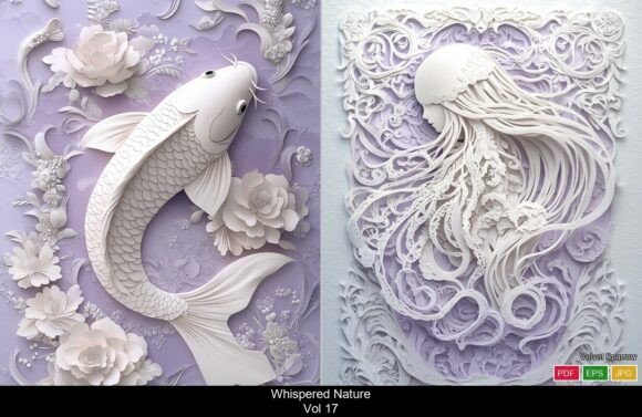 Evaluating 3D Paper Relief Illustrations Vol 17 for Creative Projects