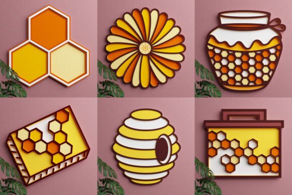 Integrating Honey Bee 3D SVG Multilayered BUNDLE 5 into Your Creative Workflow