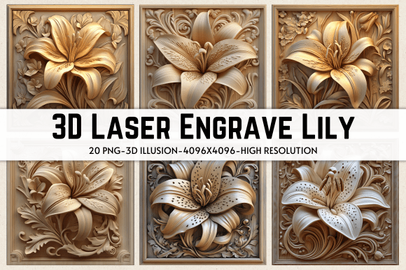 Mastering Depth and Detail: A Guide to 3D Laser Engrave Lily Designs