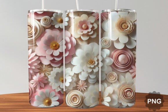 Mastering the 3D Pink Flowers Tumbler Wrap 20oz for Flawless Sublimation Results