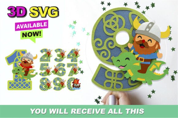 Strategic Design Assets: Leveraging Viking Numbers 3D SVG for Professional and Creative Outcomes