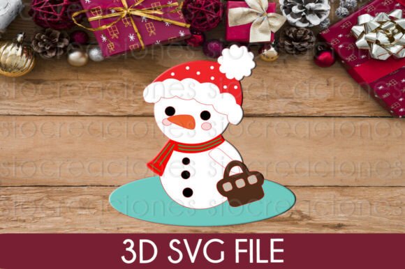 Transforming Holiday Decor with a Layered Snowman for Cutting Machines