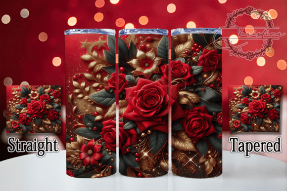 Unlocking Creativity with the 3D Red Glitter Rose Tumbler Design: A Comprehensive Guide for Crafters
